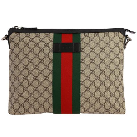 borsa in coccodrillo gucci uomo|Gucci Borsa a tracolla in coccodrillo con Doppia G.